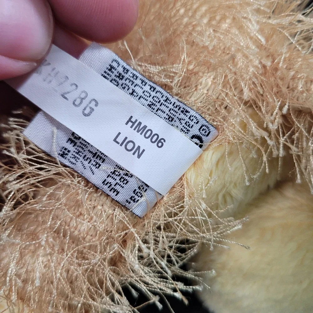 Ganz Webkinz Lion Plush Stuffed Animal HM006 Yellow Wild Cat Collectible Toy